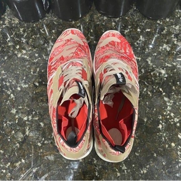 Adidas ZX 8000 Boost (Size: 13, Color: Floral/Pink/Red/Grey) - Picture 7 of 10